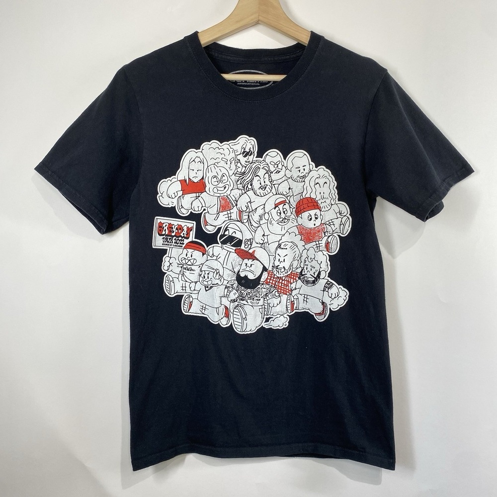 Grey Day Tour 2022 Suicideboys Men's T Shirt Size S Black DJ Scheme Hip Hop